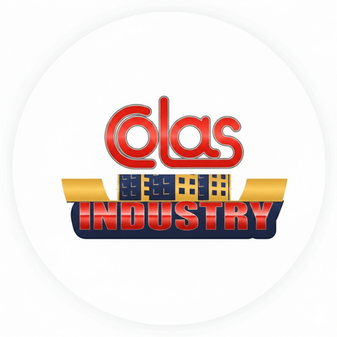 The Colas Industry logo: the red Colas wordmark above a navy and gold banner reading INDUSTRY.
